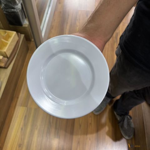Klasik Servis Tabağı 17 cm  10 Adet Toptan Melamin