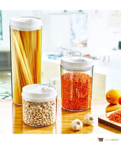 Kuru Gıda Saklama Kabı 3 Lu Set