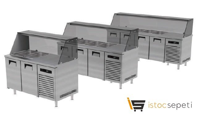 Portabianco GSBHG-2N70E Soğuk Servis Camlı Buzdolabı 2 Kapılı