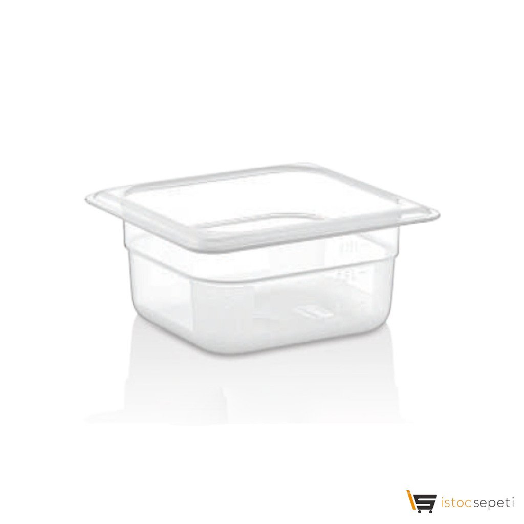 Gastronom Polikarbon Küvet 100 mm 1/6 GNPP-16100