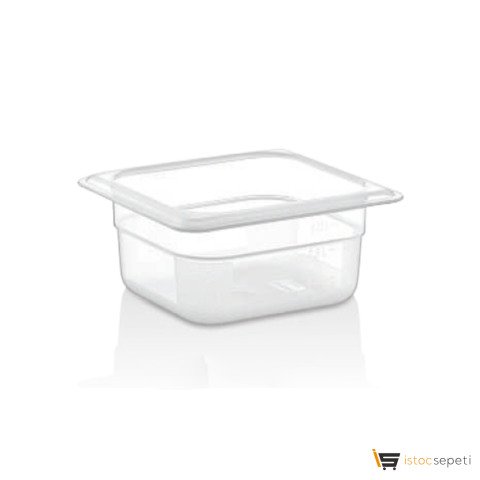 Gastronom Polikarbon Küvet 100 mm 1/6 GNPP-16100