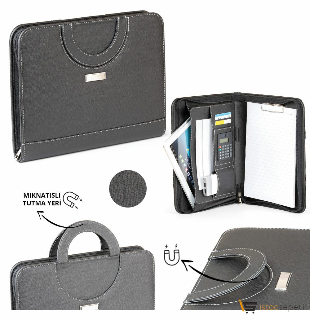 A4 Boy Çantalı Toplantı Bloknotu Promosyon