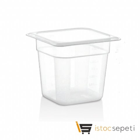 Gastronom Polikarbon Küvet 150 mm 1/6 GNPP-16150