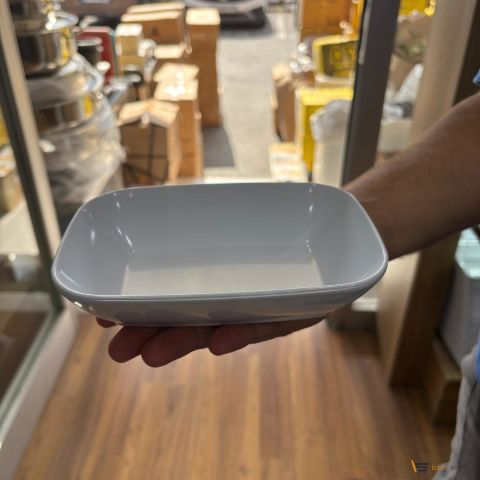 Kare Kayık Tabak  17cm 10 Adet toptan Melamin