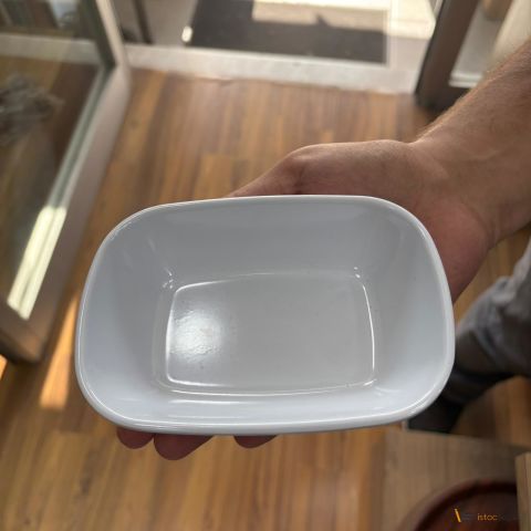 Kare Kayık Tabak 14 cm 10 Adet melamin