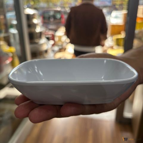 Kare Kayık Tabak 14 cm 10 Adet melamin