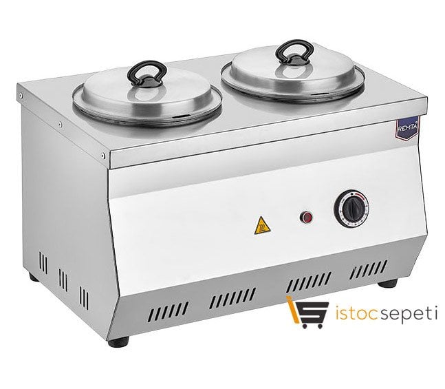 Remta Çiftli Çorba Isıtıcı 9+9 Lt CB12 Çorbalık 18 Lt