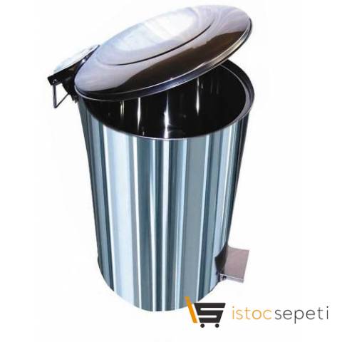 Arı Metal 1070 Endüstriyel Pedallı Çöp Kovası 95 Litre