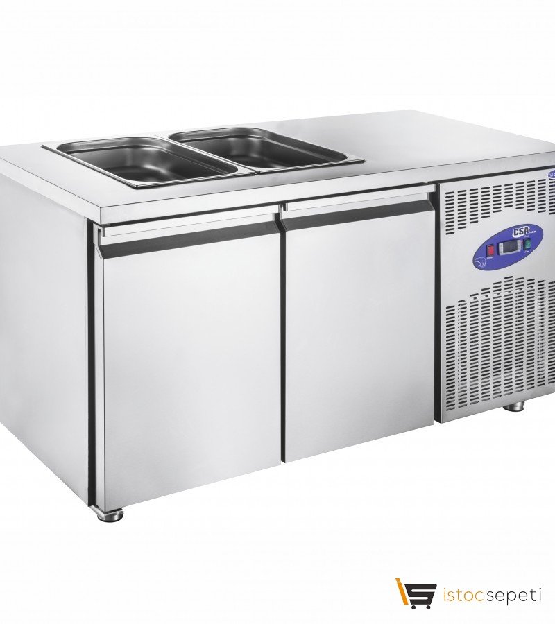 Havuzsuz Salad Bar Soğutma Dolabı CS-TEK 2-700-SH