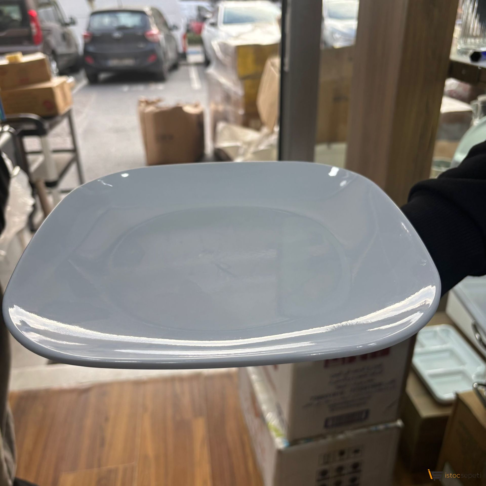 Kare Servis Tabağı 28cm 10 Adet Toptan Melamin