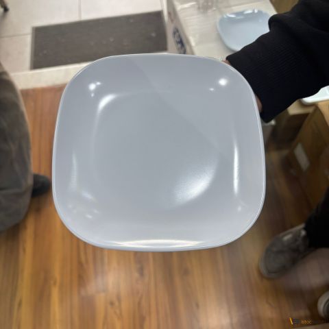 Kare Servis Tabağı 24cm Toptan 10 Adet Melamin