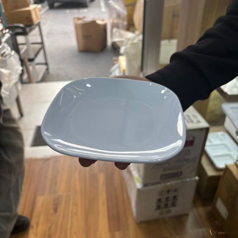 Kare Servis Tabağı 20cm 10 Adet Toptan Melamin
