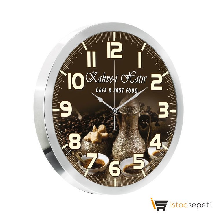 Metal Duvar Saati Promosyon