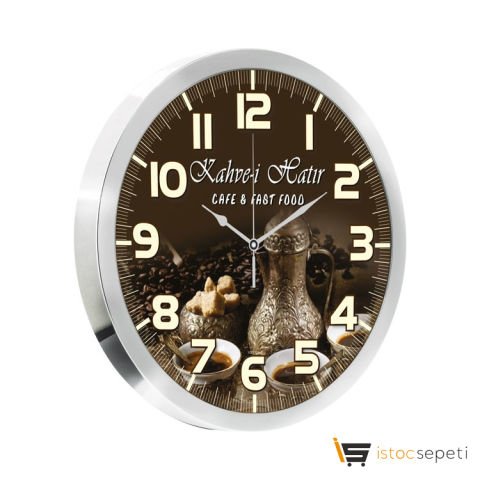 Metal Duvar Saati Promosyon