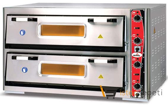 Atalay Çift Katlı Elektrikli Pizza Fırını 18 Pizza Kapasiteli APF-92-2