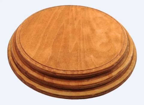 Pizza Tepsisi Ahşap 32 cm Kalın Lüks Pizza Servis Tabakları
