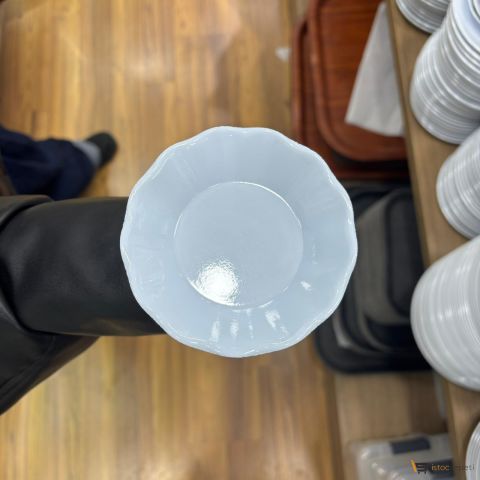 Eko Beyaz Çay Tabağı 10 Adet Toptan Melamin