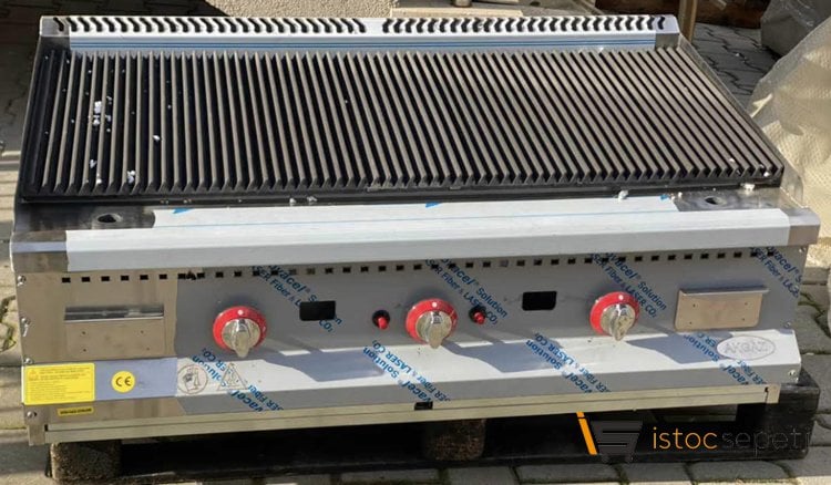 100 Cm Lavtaşlı Izgara Doğalgazlı Ce Belgeli