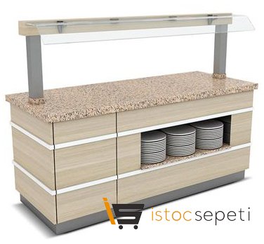 Empero Galata Nötr Servis Ünitesi Nefeslikli 200x90x90/155 cm