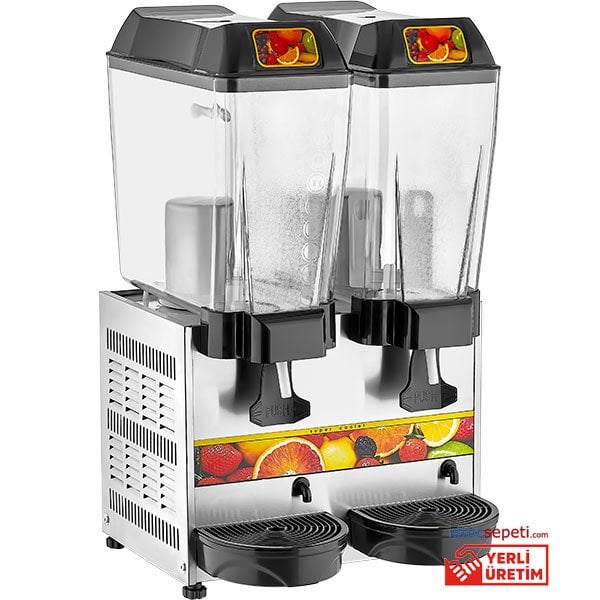 Remta  Çiftli Şerbet Meyve Suyu Soğutucu 20+20 litre