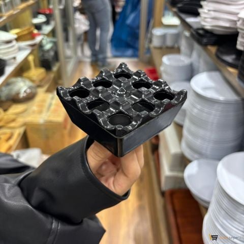 Kare Kapaklı Küllük Toptan 10 Adet Melamin