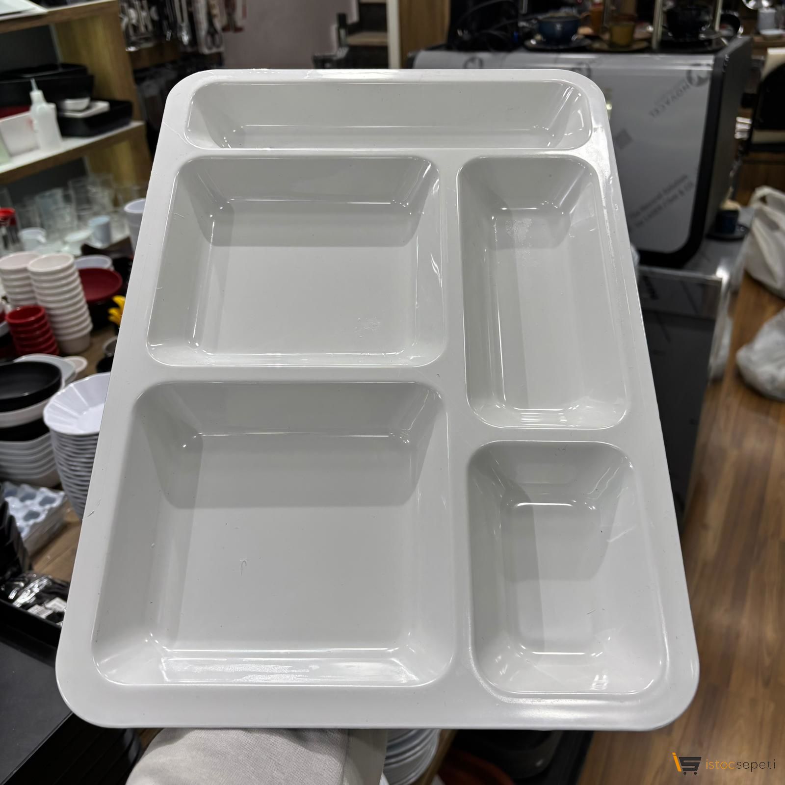 Selfservis Polikarbon Tabldot 10 Adet Toptan Melamin