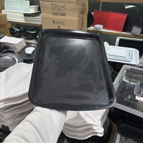 Abs Eko Siyah Tepsi 37x53 Siyah 10 Adet Toptan