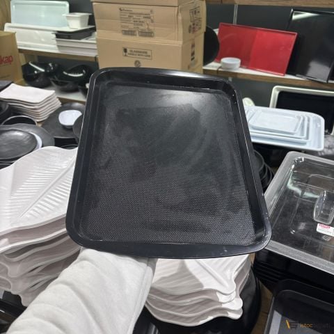 Abs Eko Siyah Tepsi 37x53 Siyah 10 Adet Toptan