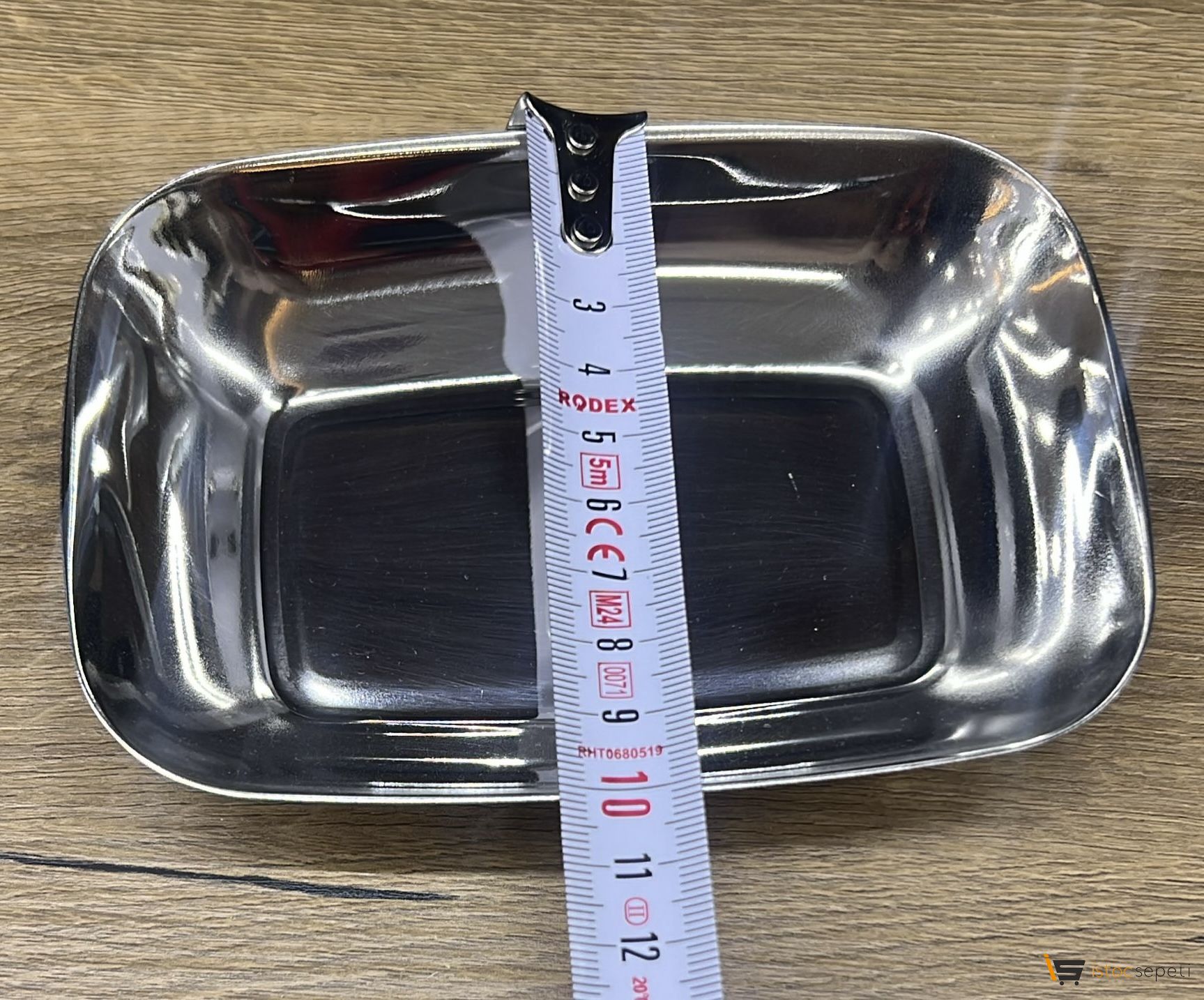 Çelik Salata Tabağı Paslanmaz Kayık Tabak 10 Adet