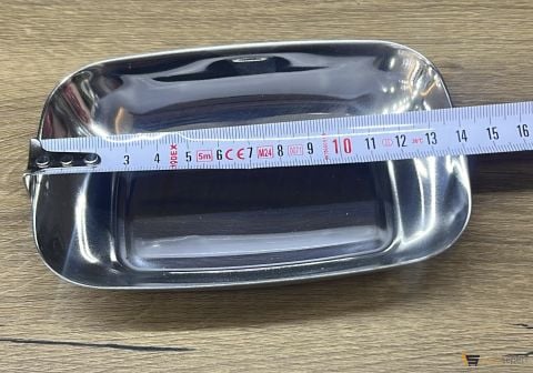 Çelik Salata Tabağı Paslanmaz Kayık Tabak 10 Adet