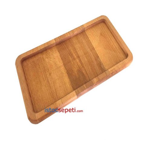 Zeus Ahşap Sunum Tabağı   30x15x 1.8 cm