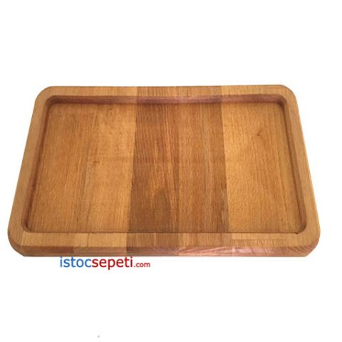 Zeus Ahşap Sunum Tabağı   30x15x 1.8 cm