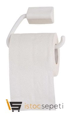 WC Kağıtlık Askısı Beyaz