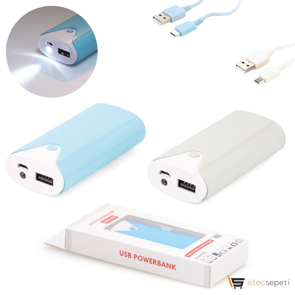 Powerbank 4000 mAh Mobil Şarj Cihazı Promosyon