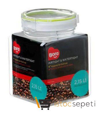 Köşeli Pet Saklama Kabı No:1 2.15 L