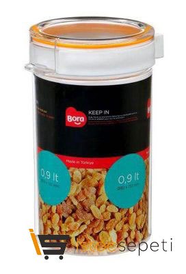 Yuvarlak Pet Saklama Kabı No:3 900 ml