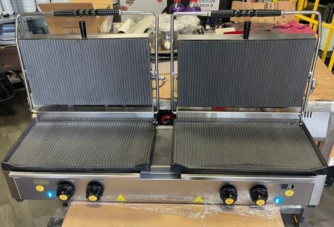 İKİLİ TOST 20+20 Dilim Döküm Tost Makinesi Lpgli (özel üretim)