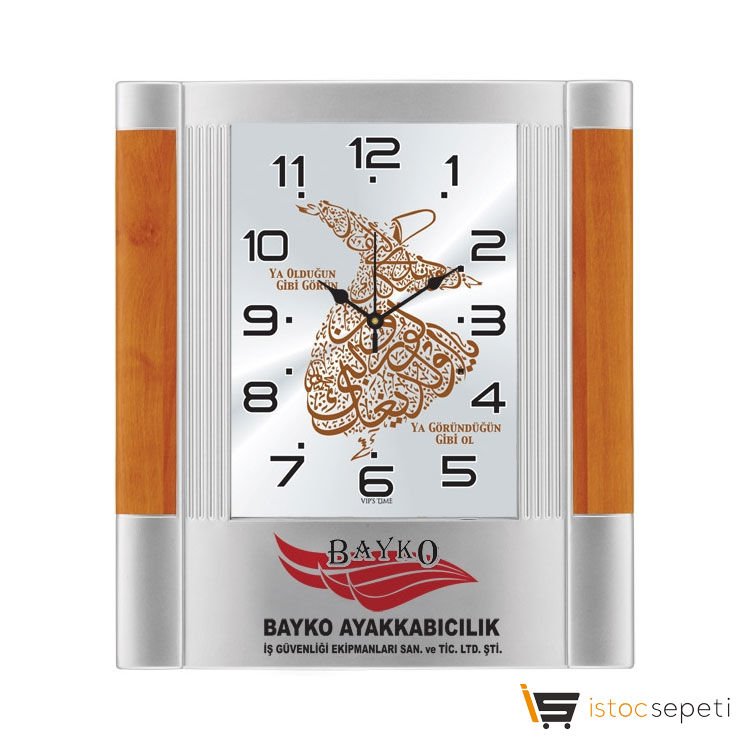 Plastik Duvar Saati Promosyon