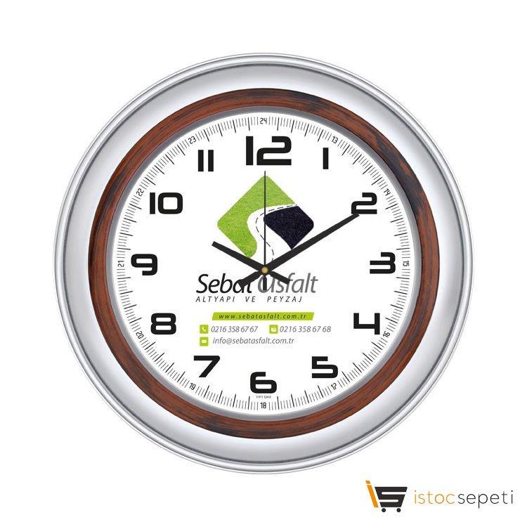 Plastik Duvar Saati Promosyon