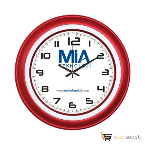 Plastik Duvar Saati Promosyon