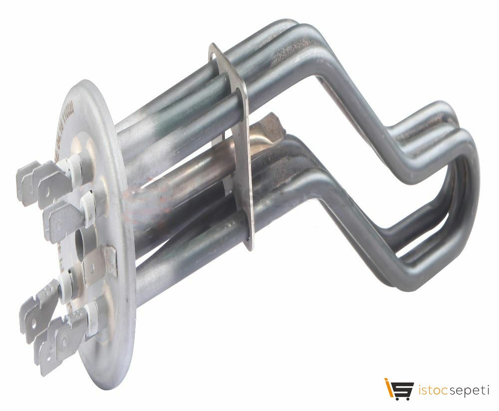 Bulaşık Makinası Boyler Tank Yuvarlak Flanşlı Rezistans 3*1350W 380/230 UPİ
