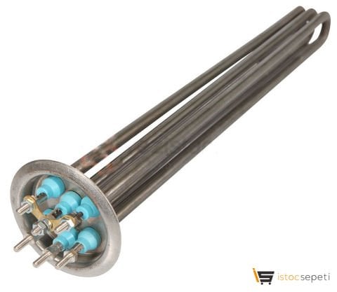 Bulaşık Makinası Boyler Tank Yuvarlak Flanşlı Rezistans 3*3000W 380/230 UPİ