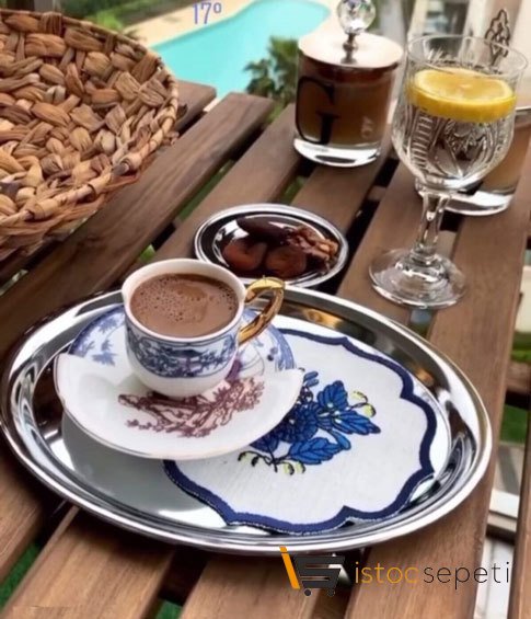Asven Çelik Diplomat Serivis Tabak 26 CM