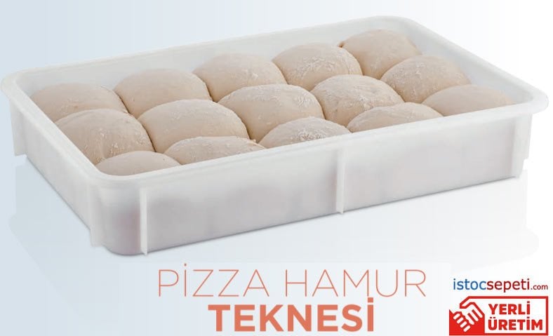 Pizza Hamur Teknesi Polikarbon Hamur Saklama Kabı