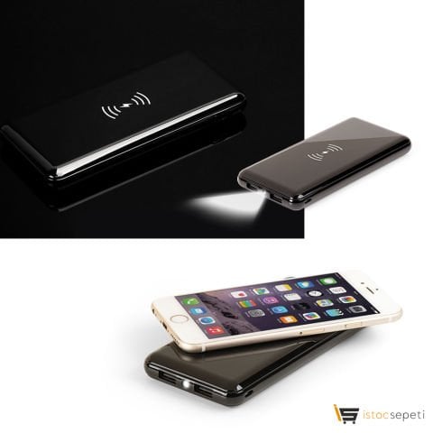 Promosyon Powerbank 10000 mAh Wireless Mobil Şarj Cihazı