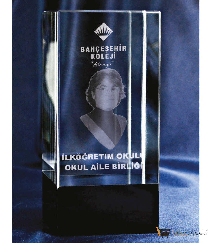 Kristal Plaket 60x130x60 mm Promosyon