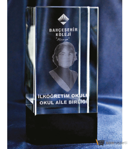 Kristal Plaket 60x130x60 mm Promosyon