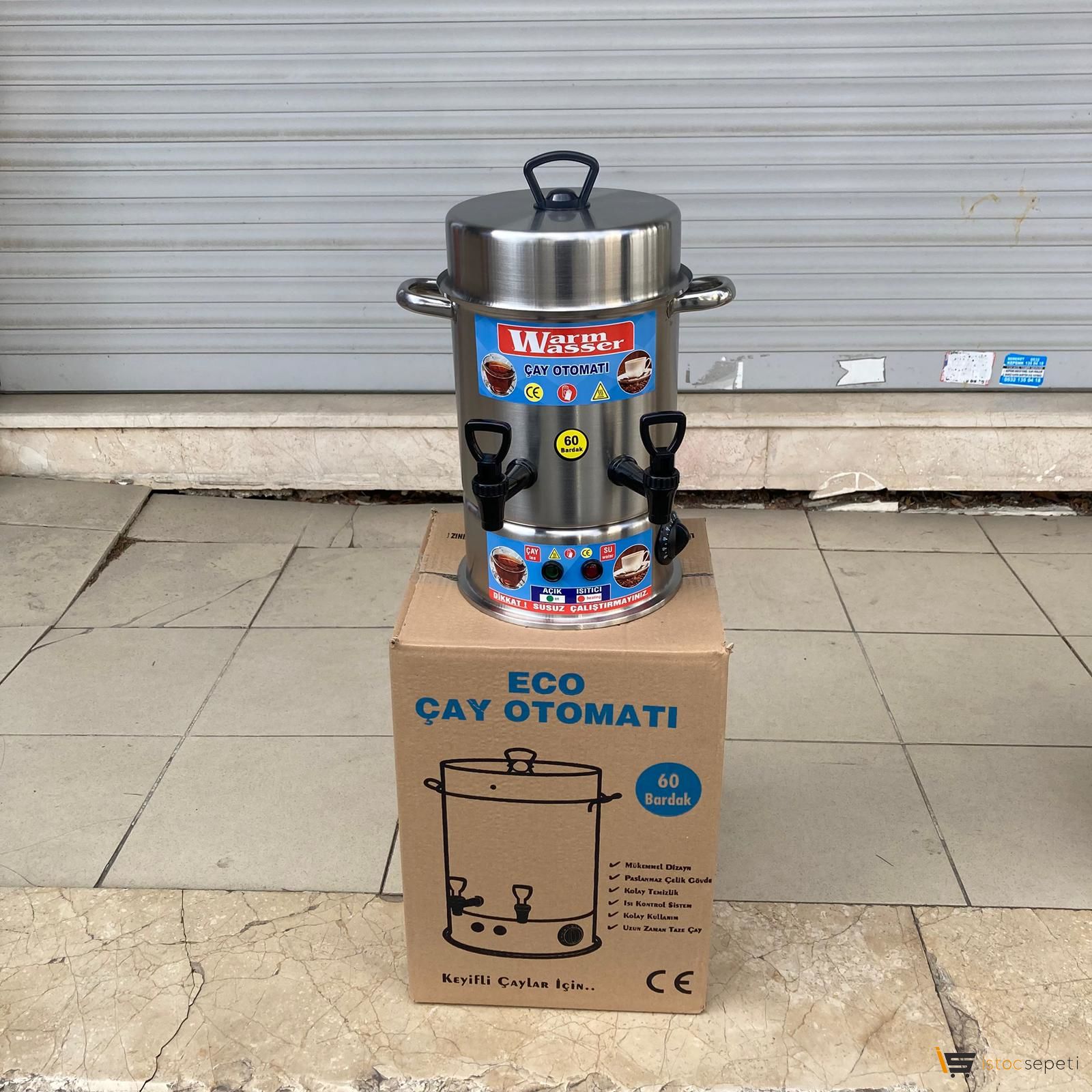 Asven 60 bardak çay otomatı 7litre r20