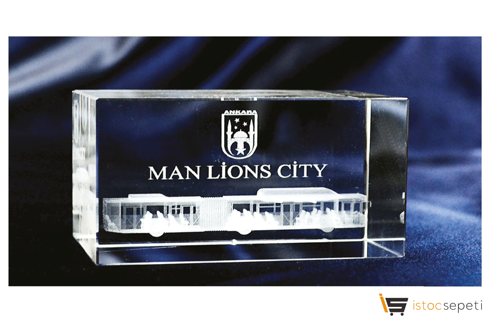 Kristal Plaket 60x90x150 mm Promosyon