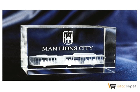 Kristal Plaket 60x90x150 mm Promosyon